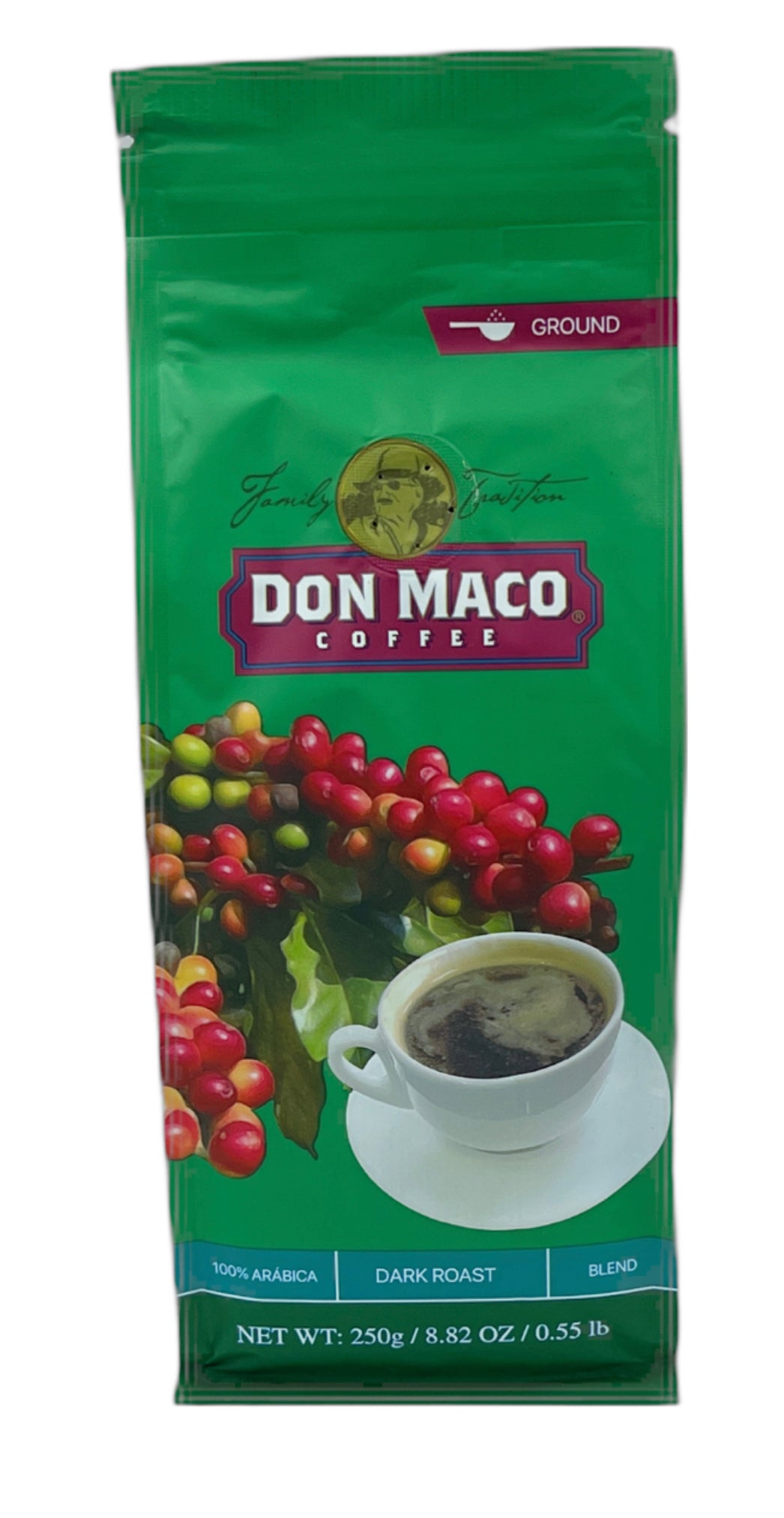DMC Dark roast molido 250g