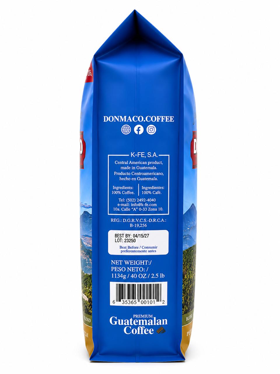 DMC medium roast grano (2.5Lb/40oz)